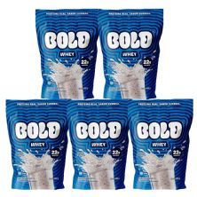 Kit 5X Bold Whey - 450g Refil Cookies e Cream - Bold