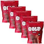 Kit 5X Bold Whey - 900g Refil Chocolate ao Leite - Bold