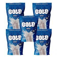 Kit 5X Bold Whey - 900g Refil Cookies e Cream - Bold