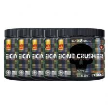 Kit 5X Bone Crusher Nova F�rmula - 150g Hot Orange - Black Skull