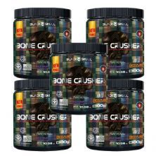 Kit 5X Bone Crusher Nova F�rmula - 300g Uva - Black Skull