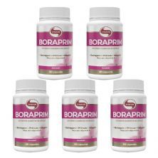 Kit 5X Boraprim - 60 C�psulas - Vitafor