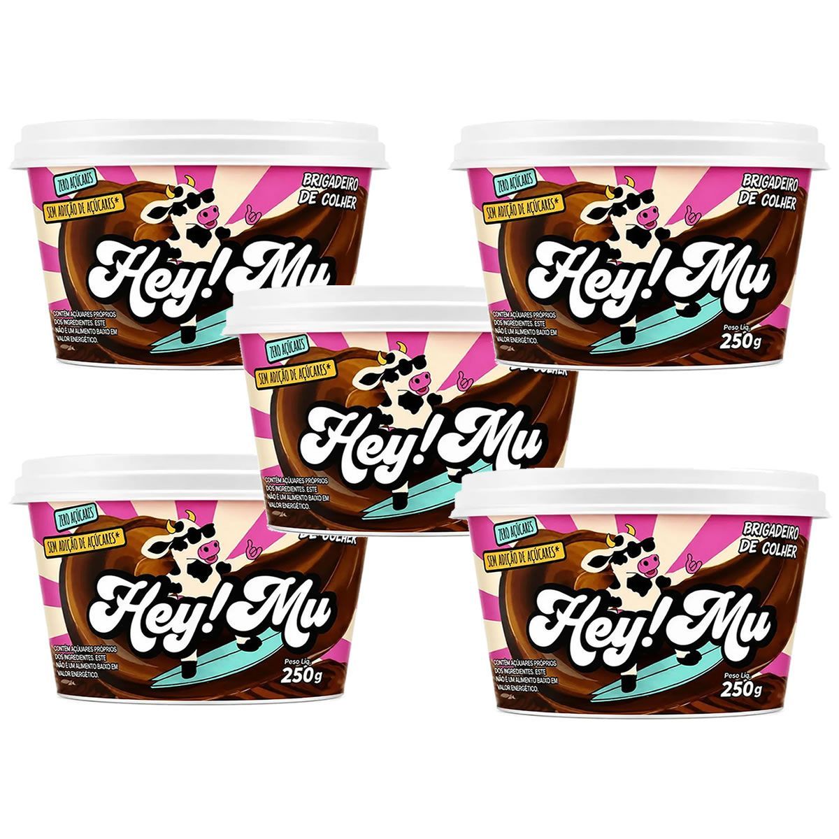 Kit 5X Brigadeiro de Colher - 250g - Hey! Mu