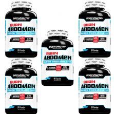 Kit 5X Burn Abdomen - 60 C�psulas - Body Nutry
