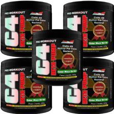 Kit 5X C4 Beta Pump Extreme Pre-Workout - 225g Ma�� Verde - New Millen