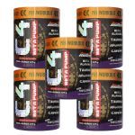 Kit 5X C4 Beta Pump Pr� Workout - 225g Frutas Roxas - New Millen