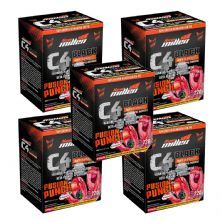 Kit 5X C4 Black Beta Pump Explosion - 22 Sach�s 10g Fruit Punch - New Millen
