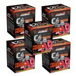 Kit 5X C4 Black Beta Pump Explosion - 22 Sach�s 10g Fruit Punch - New Millen