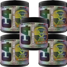 Kit 5X C4 Caffeine Free Pre-Workout - 220g Laranja - New Millen