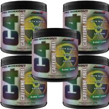 Kit 5X C4 Caffeine Free Pre-Workout - 220g Lim�o - New Millen