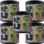 Kit 5X C4 Caffeine Free Pre-Workout - 220g Melancia - New Millen