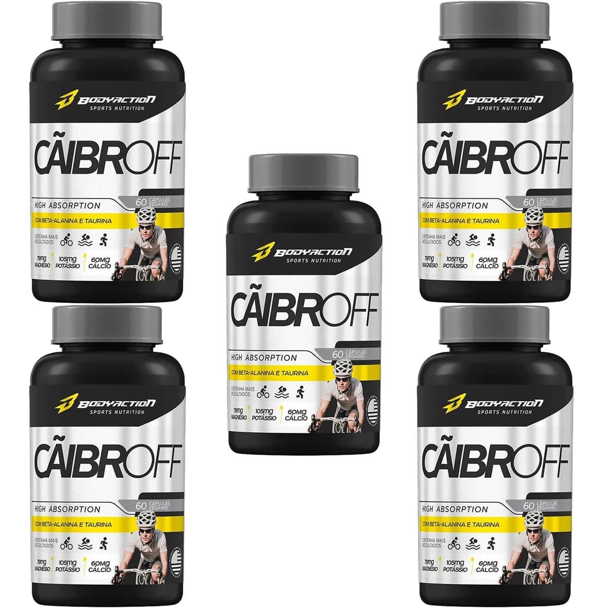 Kit 5X C�ibroff - 60 C�psulas - BodyAction