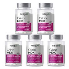 Kit 5X C�lcio MDK - 60 C�psulas - Katigu�