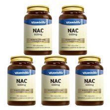 Kit 5X C�lcio + Vitamina D3 - 60 C�psulas - VitaminLife