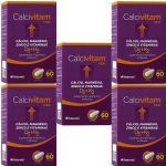 Kit 5X Calcivitam 600mg 60 C�psulas - Herbamed