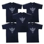 Kit 5X Camiseta 100% Algod�o Darkness - Tamanho XGG Preta - IntegralM�dica