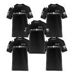Kit 5X Camiseta Dry Fit Soldado Bope - Tamanho G Preto - Black Skull