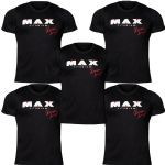 Kit 5X Camiseta Edi��o Limitada Ramon Dino - Tamanho G Preta - Max Titanium