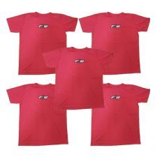 Kit 5X Camiseta Mans�o Maromba - Tamanho M Vermelha - FTW