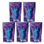Kit 5X Caniblend Protein - 1800g Refil Chocolate com Avel�- Canibal