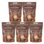 Kit 5X CappuccinoFit - 600g Refil Chocolate Belga - ElementoPuro