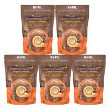 Kit 5X CappuccinoFit - 600g Refil Chocolate Maltado - ElementoPuro