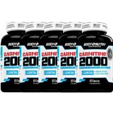 Kit 5X Carnitine 2000 - 60 C�psulas - Body Nutry
