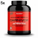Kit 5X Carnivor - 1892,8g Chocolate - Musclemeds