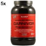 Kit 5X Carnivor - 980g Chocolate - Musclemeds