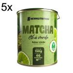 Kit 5X Cha Verde Matcha - 150g Lim�o - NewNutrition
