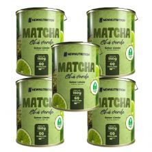 Kit 5X Cha Verde Matcha - 150g Lim�o - NewNutrition