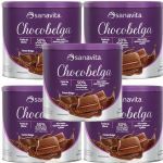 Kit 5X Chocobelga - 200g - Cacau Belga - Sanavita