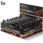 Kit 5X Choko Crunch - 12 Unidades 40g Chocolate Meio Amargo - Probi�tica