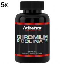 Kit 5X Chromium Picolinate - 120 C�psulas - Atlhetica Nutrition