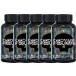 Kit 5X Chromium Picolinate - 200 Tablets - Black Skull