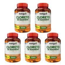 Kit 5X Cloreto de Magn�sio P.A - 120 C�psulas - Katigu�