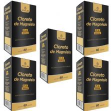 Kit 5X Cloreto de Magn�sio P.A - 60 C�psulas - Gold Lab