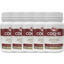 Kit 5X Coenzima COQ-10 - 30 C�psulas - Vitafor