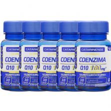 Kit 5X Coenzima Q10 100mg - 30 C�psulas Soft Gel - Catarinense