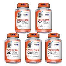 Kit 5X Coenzima Q10 200mg - 60 C�psulas - ProFit