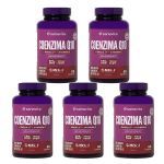 Kit 5X Coenzima Q10 + �mega 3 - 60 C�psulas - Sanavita