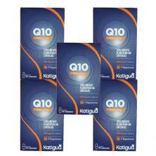 Kit 5X Coenzima Q10 Ubiquinona 100mg - 30 C�psulas - Katigu�