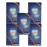 Kit 5X Coenzima Q10 Ubiquinona 100mg - 30 C�psulas - Katigu�