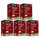 Kit 5X Coenzima Q10 Ultra - 60 Comprimidos - Lauton