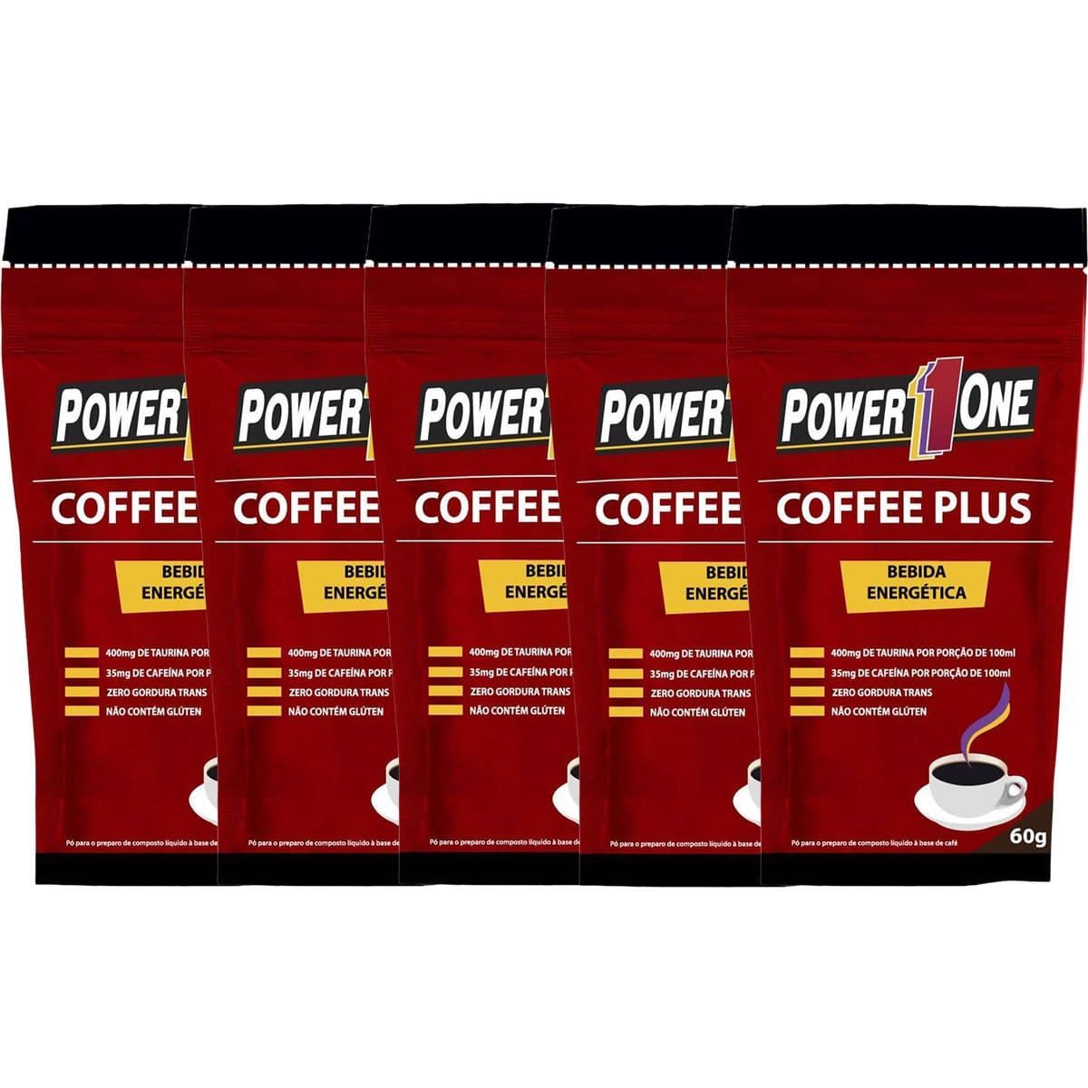 Kit 5X Coffee Plus - 60g - Power One