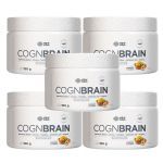 Kit 5X Cognbrain sem Cafe�na - 150g P�ssego e Manga - New Millen