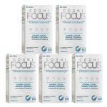 Kit 5X Cogni Focus - 60 C�psulas - Herbamed