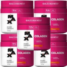 Kit 5X Colagen - 120g Tangerina - Max Titanium