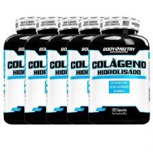 Kit 5X Col�geno Hidrolisado - 120 C�psulas - Body Nutry -
