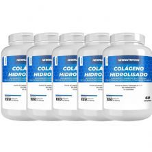 Kit 5X Col�geno Hidrolisado - 120 C�psulas - NewNutrition